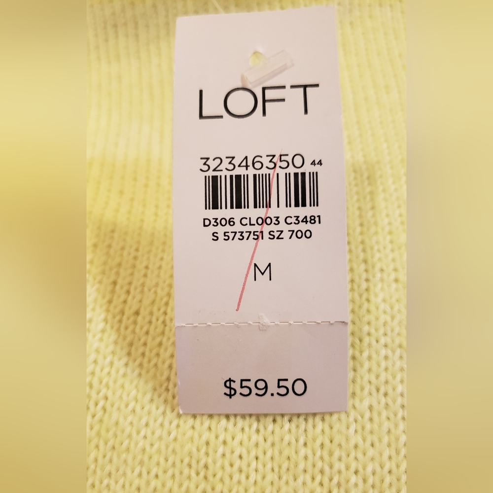 NWT LOFT Turtleneck Sweater Size M 🥝 - Picture 3 of 4